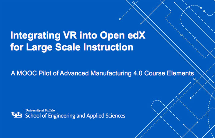 The University at Buffalo Pilots VR Integration on the Open edX Platform
