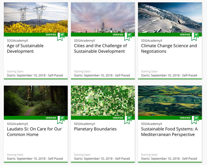 United Nation's Sustainable Development Courses on edX.org