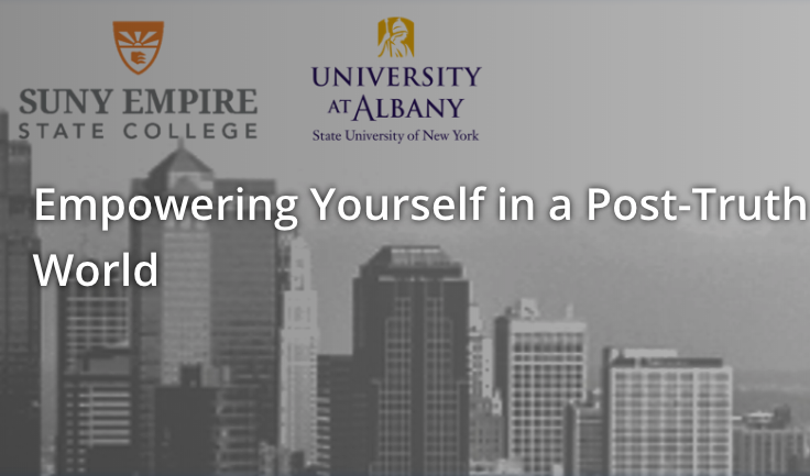 A MOOC to Deal with a Post-Truth World Developed by SUNY