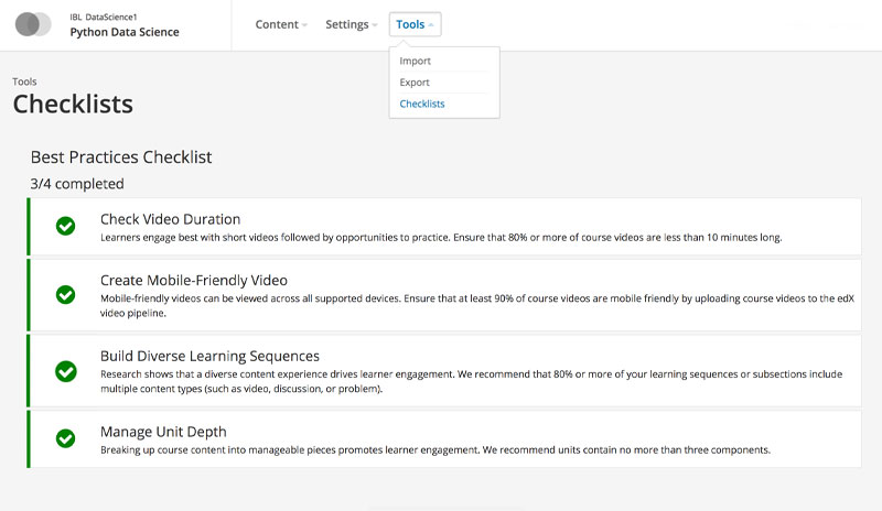 It's All About Increasing Learners' Engagement in Courses and Programs