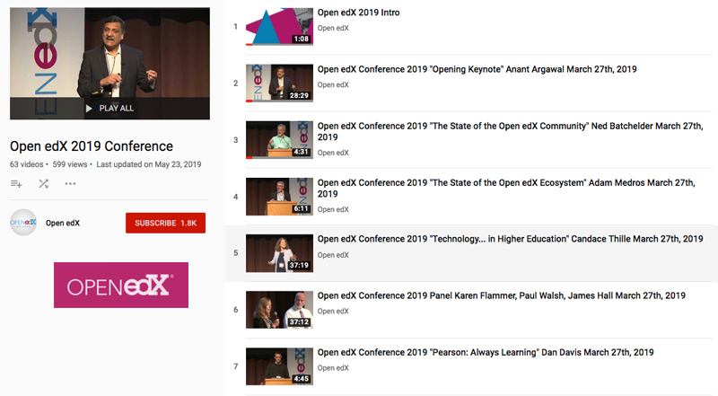 Open edX Posts Videos of All Talks from Their Recent Conference