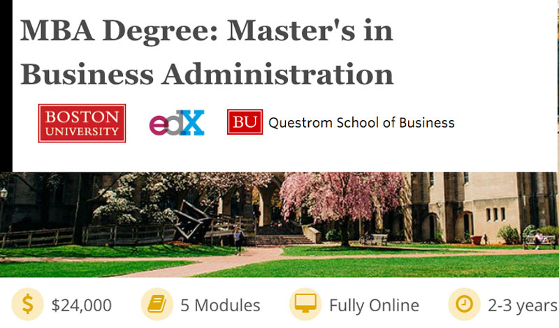 EdX Offers Its First Online MBA, from BU Questrom School of Business