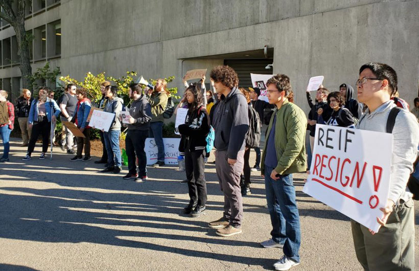Students at MIT Extend their Protest to Koch and Demand More Resignations