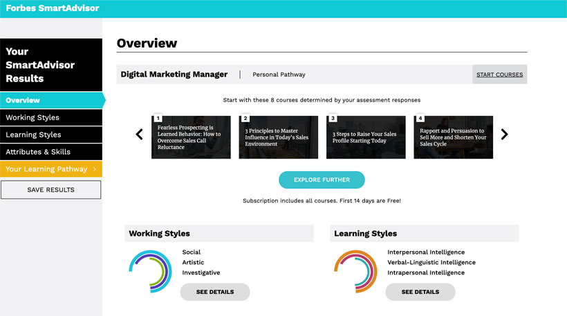 Learn@Forbes Subscription Platform Launches an AI Tool that Creates Personalized Paths