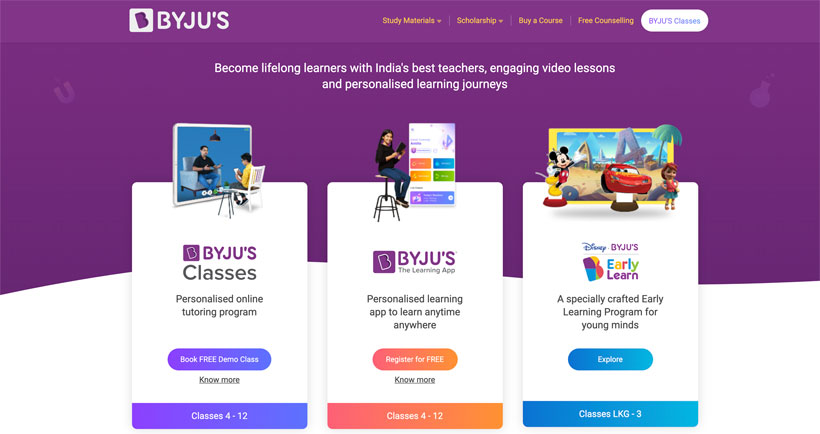 Lockdown effect: Indian Start-Up Byju Company Valued at $10.8 after Raising $21 Billion