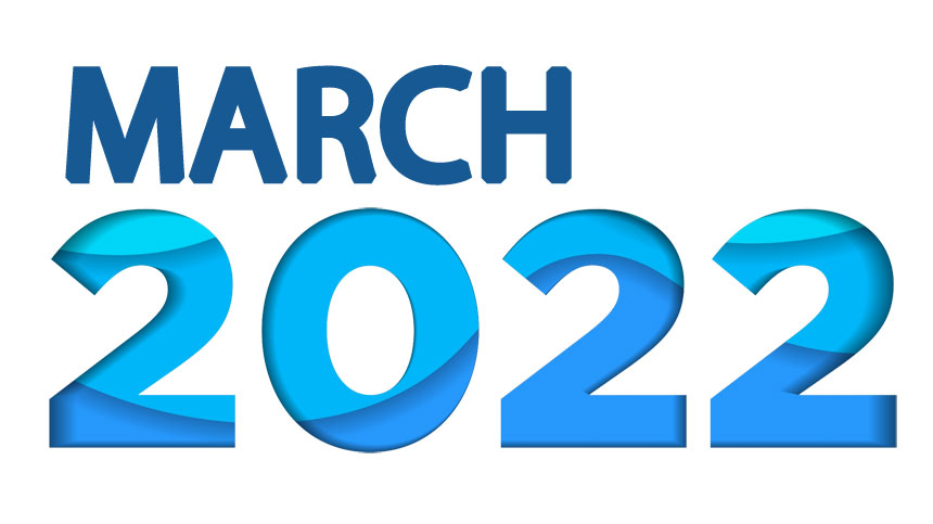 March 2022
