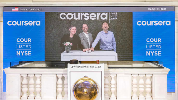Coursera Rallies 36% on Its Debut, Giving the Company a Whopping Valuation of $5.8 Billion