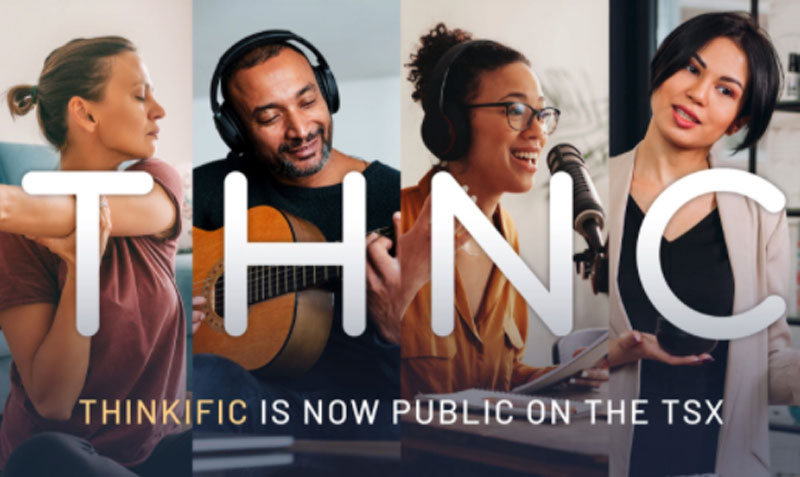Thinkific Goes Public on the Toronto Stock Exchange and Raises $129 Million