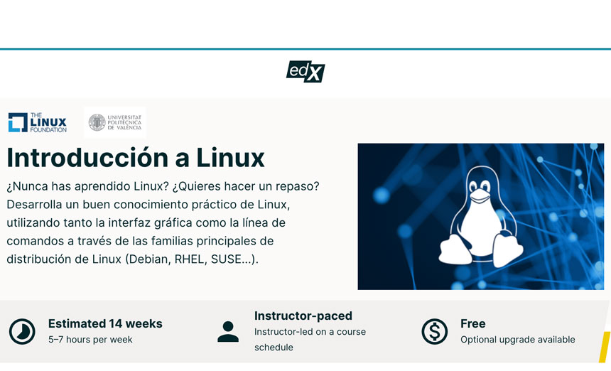 "Introduction to Linux" Course, With One Million Learners, Launches a Version in Spanish