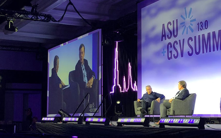 "People Will Be Learning All Their Life," Said Crow at the ASU+GSV Summit