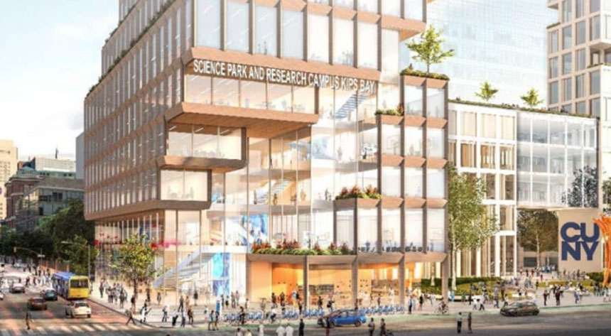 CUNY Unveils a $1.6B Plan to Build a Science Park and Research Campus in Manhattan