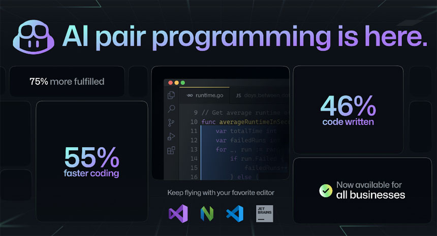 GitHub Copilot, Which Suggests Code in Real-Time through Generative AI, Launches Its Business Offer