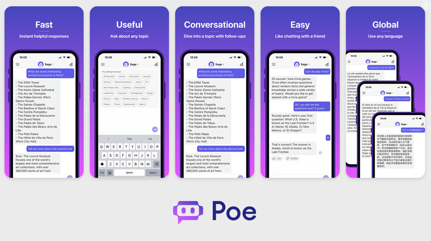 Quora Released its Poe Chatbot, A Tool That Includes GPT-4, Claude and ChatGPT