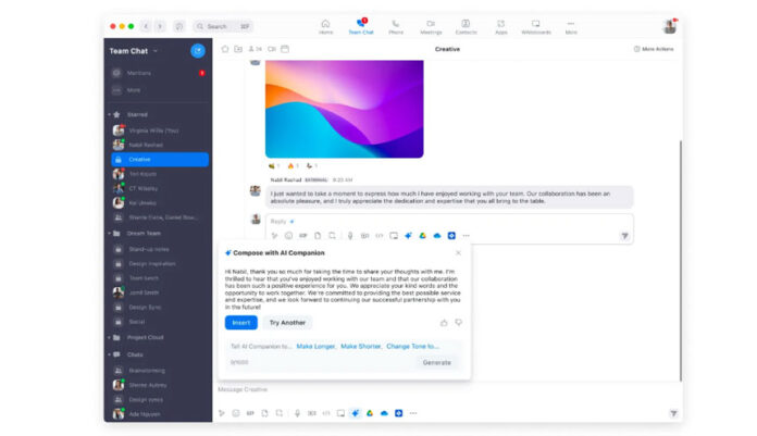 Zoom cambia el nombre de su asistente a “compañero de IA”, ampliando su alcance Zoom cambia el nombre de su asistente a “compañero de IA”, ampliando su alcance