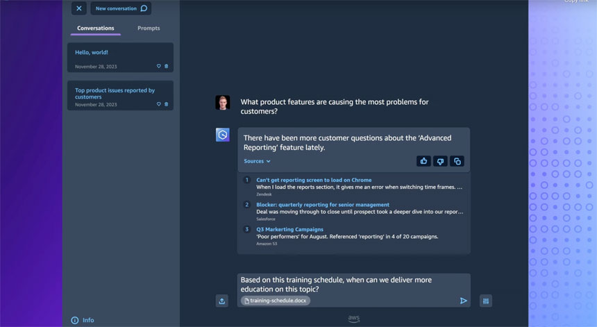 Amazon Unveiled 'Q', an AI-Powered Chatbot for AWS Customers