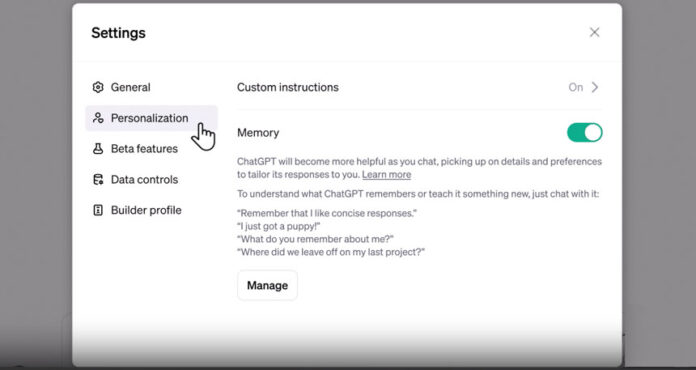 ChatGPT prueba una función de memoria que recuerda las conversaciones de los usuarios a lo largo del tiempo ChatGPT prueba una función de memoria que recuerda las conversaciones de los usuarios a lo largo del tiempo