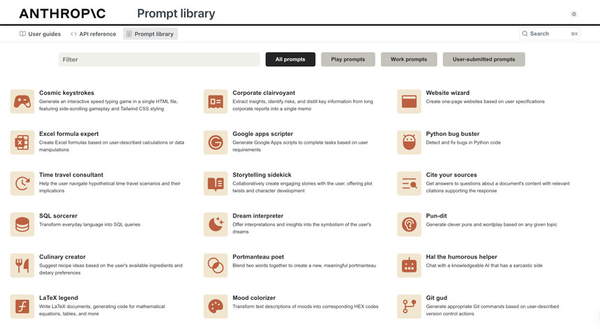Anthropic Releases a Library of Optimized Prompts