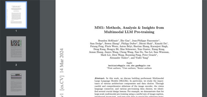 Apple presenta nuevos métodos para modelos multimodales de IA Apple presenta nuevos métodos para modelos multimodales de IA