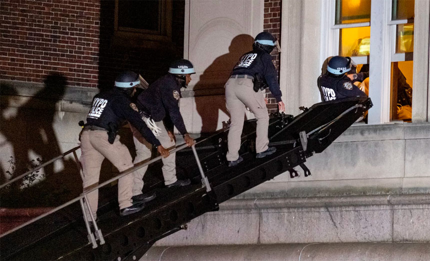 Police Seized Building at Columbia University and Arrest Dozens of Pro-Palestinian Protesters