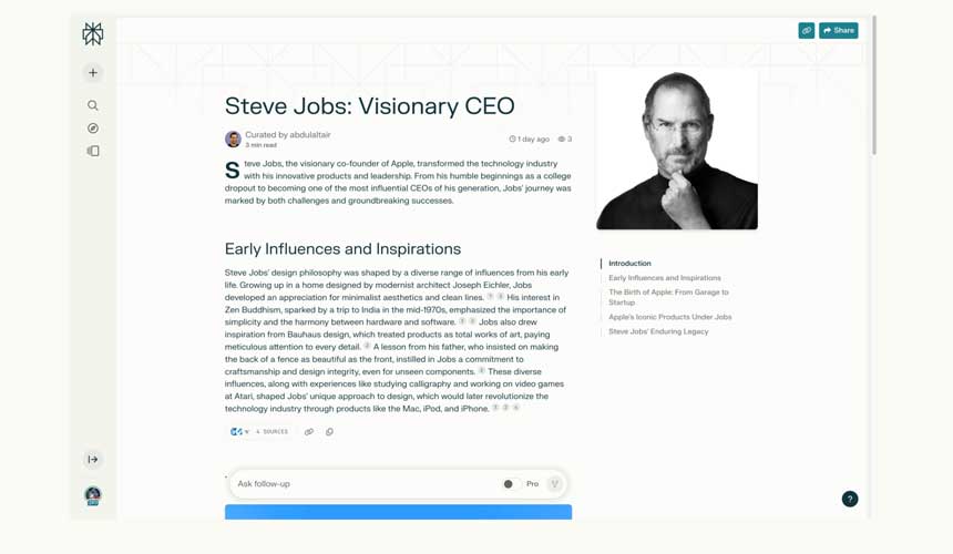 Perplexity Launches 'Pages' to Present Search Results in a Visually-Attractive Format