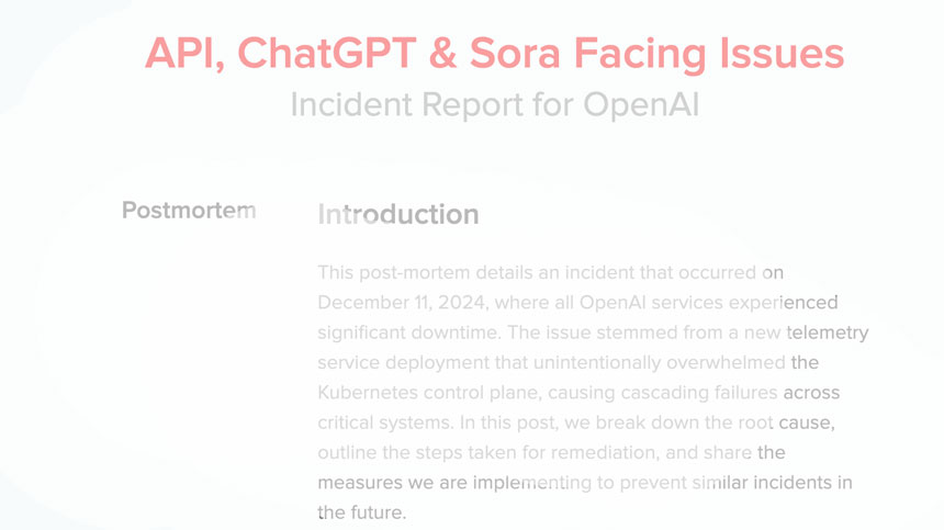 OpenAI Blamed Its Three Hour Outage on a "New Telemetry Service"