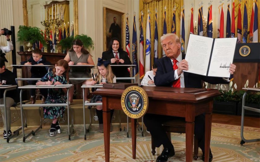 Trump Signed Order Aimed at Shutting Down the U.S. Department of Education