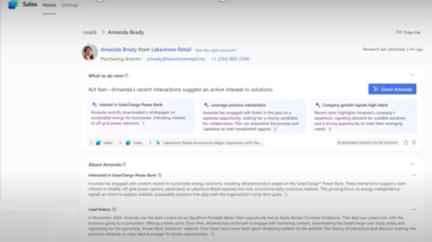Microsoft Announces Two Sales AI Agents In Competition with Salesforce
