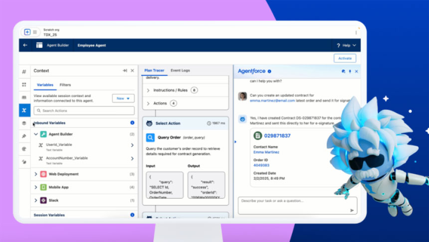 Salesforce Launched 'Agentforce 2dx', Letting AI Agents Run Autonomously Across Systems