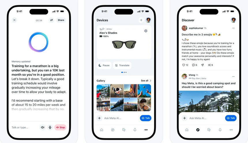 Meta Introduces Its AI Assistant App, which Includes Voice Conversation and Discover Feed