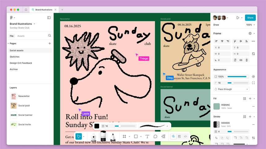 Figma Releases New AI Tools for Creating Sites, App Prototypes, and Drawing