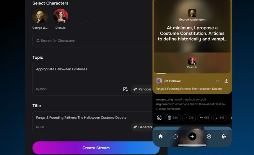 Character.AI Unveils Video Generation and Social Feed Features