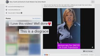 AI-generated campaign ad in South Western school board race raises questions about misinformation