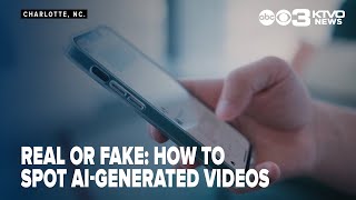 Spotting AI-generated content online