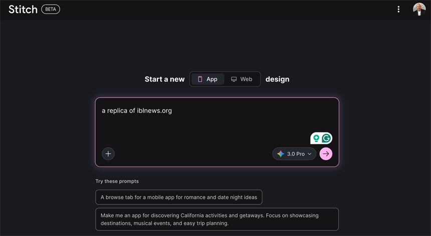 Google Improves with Gemini 3 Its AI-Powered Design Tool 'Stitch'