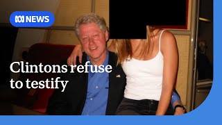 Bill and Hillary Clinton refuse to cooperate with Congress in the investigation into Epstein.