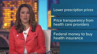 Trump announces the general outlines of the healthcare plan he wants Congress to consider.