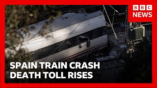 The number of fatalities in the train accident in Spain increases as rescue efforts continue.