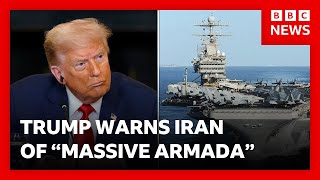 Trump warns Iran that "time is running out" for a nuclear deal