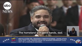 Maduro's son: If the "kidnapping" of a head of state is normalized, "no country is safe."