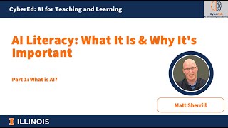 AI literacy: What it is and why it's important
