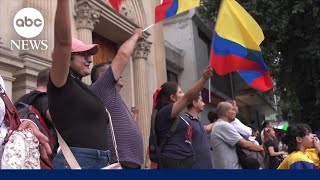 Protests erupt across Colombia in support of Venezuela against the actions of the U.S.