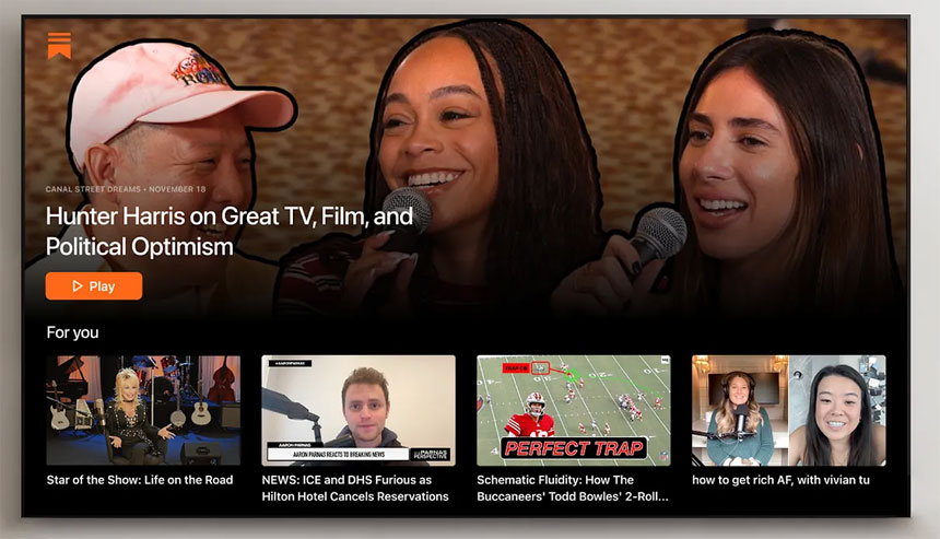 Substack lanza un canal de videos en Apple TV y Google TV