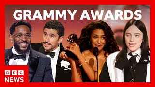 Bad Bunny makes history at the Grammy Awards while stars protest against ICE