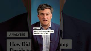 How Trump Decided to Go to War