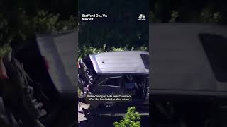2 children among 5 people killed in bus crash on I-95 in Virginia