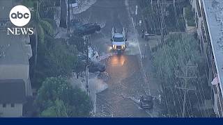 Massive water main break wreaks havoc in West Hollywood
