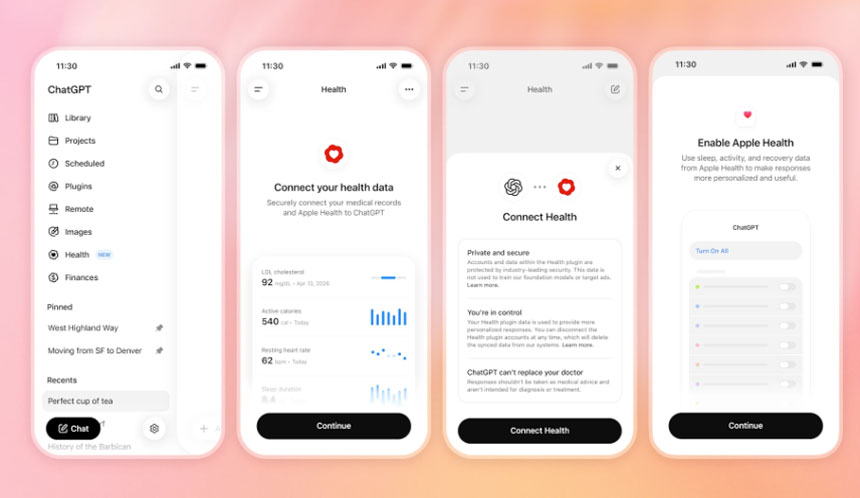 OpenAI Launches a Specialized Healthcare Chatbot Connected to Apple Health