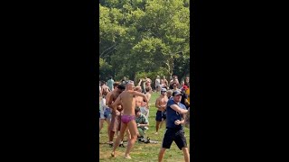 Massive water balloon fight at Central Park amid heat wave